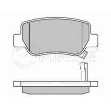 MEYLE 025 248 8516/W Гальмівні колодки задні TOYOTA Avensis