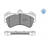 MEYLE 025 236 9217 Гальмівні колодки передні PORSCHE Cayenne/VOLKSWAGEN Touareg
