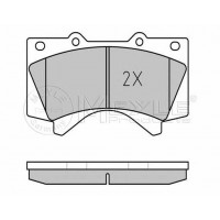 MEYLE 025 243 8618/W Гальмівні колодки передні TOYOTA LC200/Prado/LEXUS LX