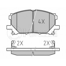 MEYLE 025 239 8916 Гальмівні колодки передні LEXUS RX/GS/RC