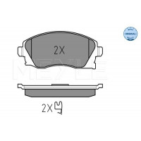 MEYLE 025 232 2517 Гальмівні колодки передні OPEL Corsa/Meriva/Tigra