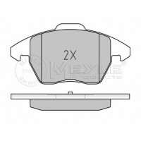 MEYLE 025 235 8919 Гальмівні колодки передні AUDI A1/VW Polo/DS 3 Crossback/SEAT Ibiza/CITROEN C4/PEUGEOT RCZ