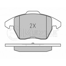 MEYLE 025 235 8919 Гальмівні колодки передні AUDI A1/VW Polo/DS 3 Crossback/SEAT Ibiza/CITROEN C4/PEUGEOT RCZ