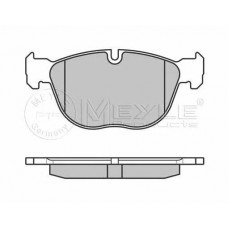 MEYLE 025 241 7019 Гальмівні колодки передні BMW E70/E71/F15/F16/F26