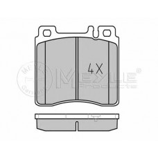 MEYLE 025 213 0318 Гальмівні колодки передні Mercedes Benz W140/C140