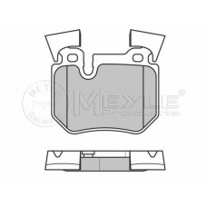 MEYLE 025 243 1517 Гальмівні колодки задні BMW E81/E82/E87/E88/E90/E92/E93 