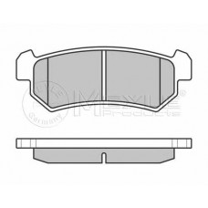 MEYLE 025 240 7114 Гальмівні колодки задні CHEVROLET Lacetti/Nubira