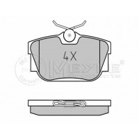 MEYLE 025 232 2416/N Гальмівні колодки задні VOLKSWAGEN T4