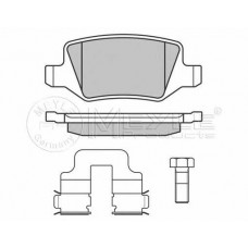 MEYLE 025 231 3814 Гальмівні колодки задні дискові Mercedes Benz W168/W169/W245/Vaneo